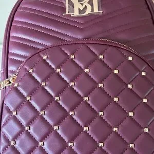 Badgley Mischka | Bags | Badgley Mischka Burgundy Quilted  display picture 1